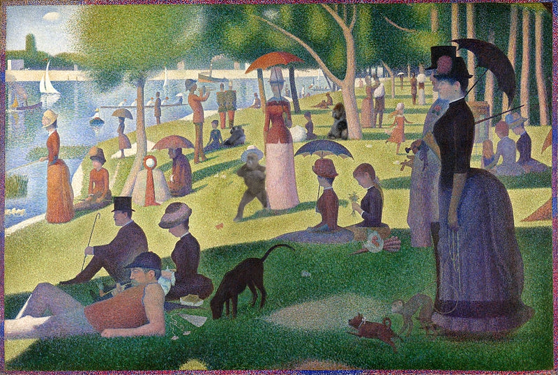 georges seurat sunday afternoon on the island