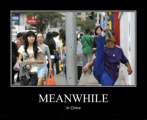 in China.........