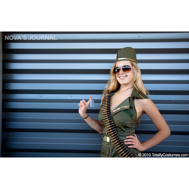 Army Girl Costume Photoshoot