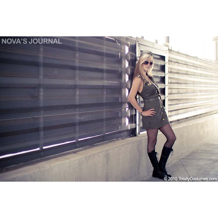 Army Girl Costume Photoshoot