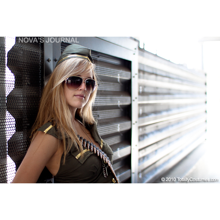 Army Girl Costume Photoshoot