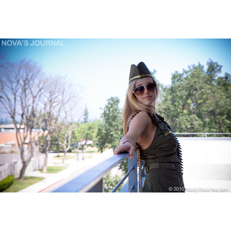 Army Girl Costume Photoshoot