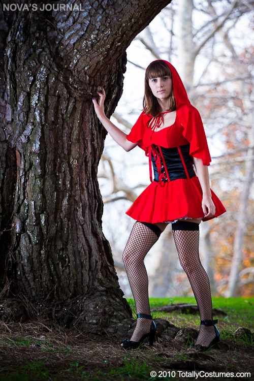 Sexy Little Red Riding Hood in Costume