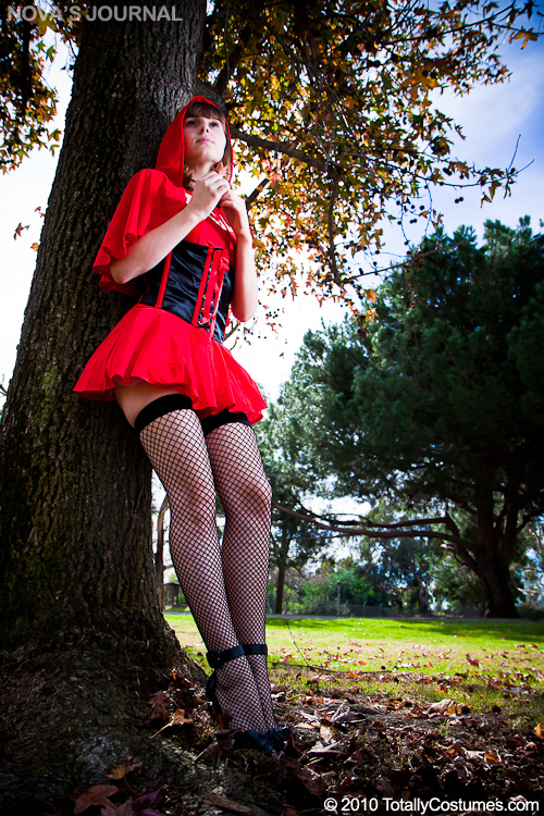 Sexy Little Red Riding Hood in Costume