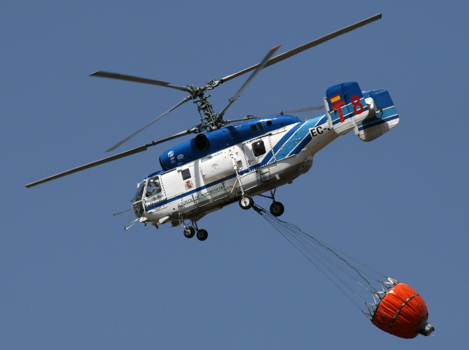 kamov ka 32a11bc fire fighting helicopter