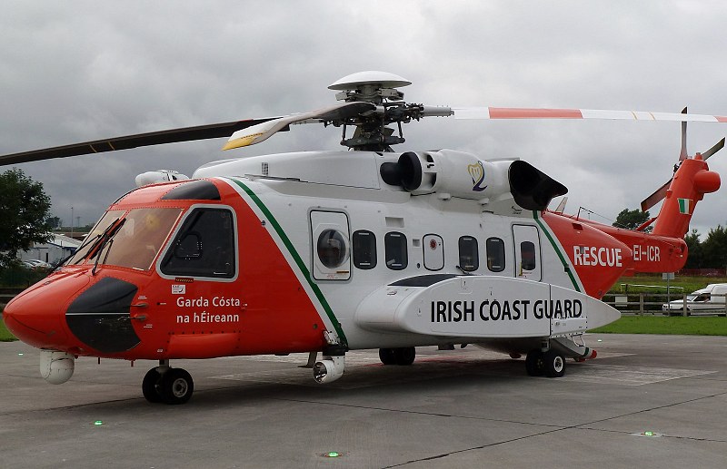 sikorsky s 92 helicopter - Rescue ElIcr \D Rescue Irish Coast Guard Ce Garda Costa n a hireann