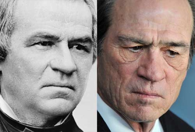 Tommy Lee Jones and Andrew Johnson