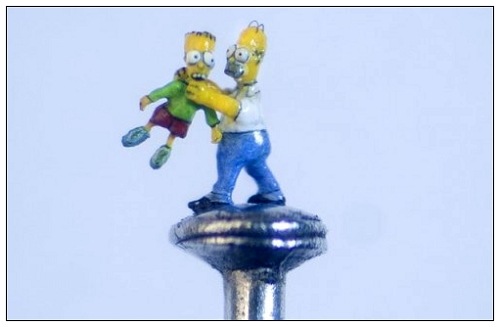 Simpsons on the Head of a Pin