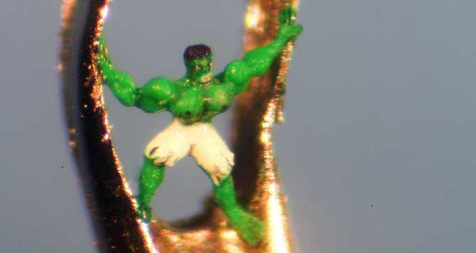 Hulk in the eye of a needle