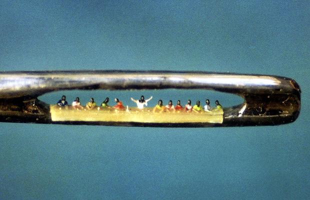 The Last Supper in the eye of a needle