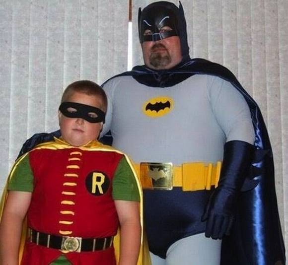 Fat Batman and Robin