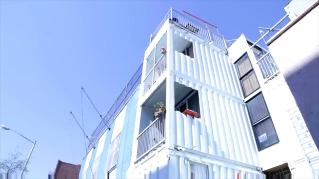 shipping container apartment