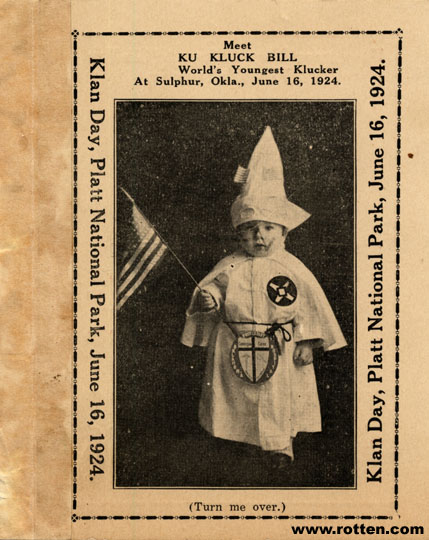 Boy becomes a Klan