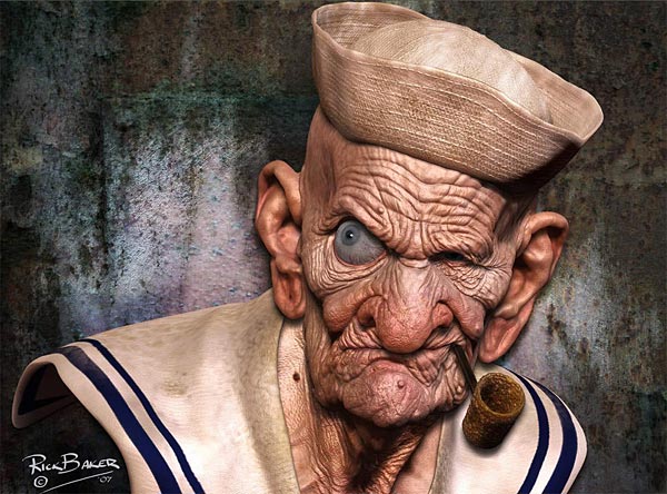 Did popeye really look like this?