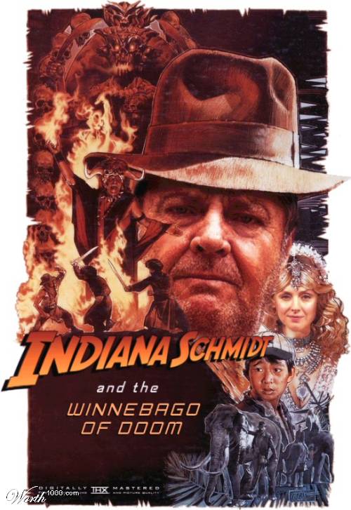 Teaser poster for the next installment in the  Indiana Schmidt franchise.