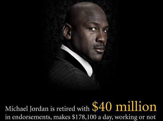 Just how rich is Michael Jordan?