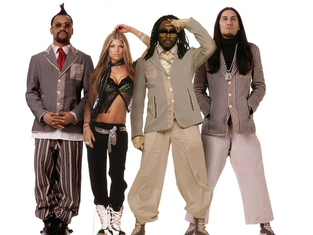 Today's pop music.  I chose the Black Eyed Peas, but you choose your own rage inducing bandartist.