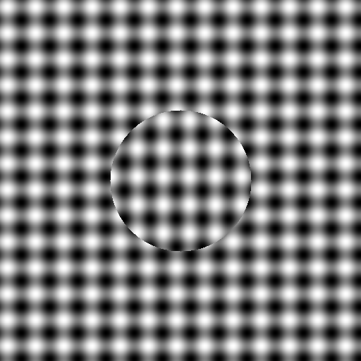 Patterns appear to move.