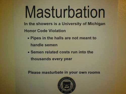 Masturbating In the University Of Michigan