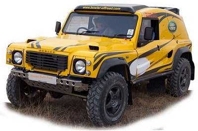 it is the greatest off-roader in the world with 350 bhp and top speed over mud of 198 mph