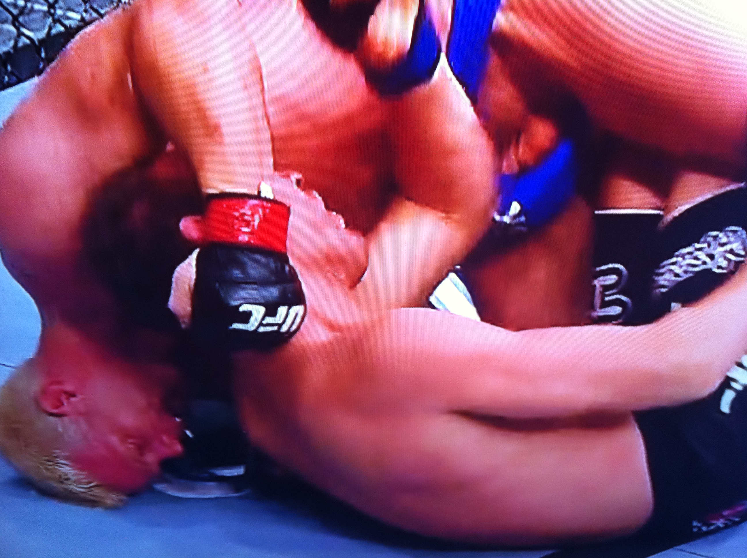 UFC 133 Dennis Hallman Penis Slip on 8-6-2011