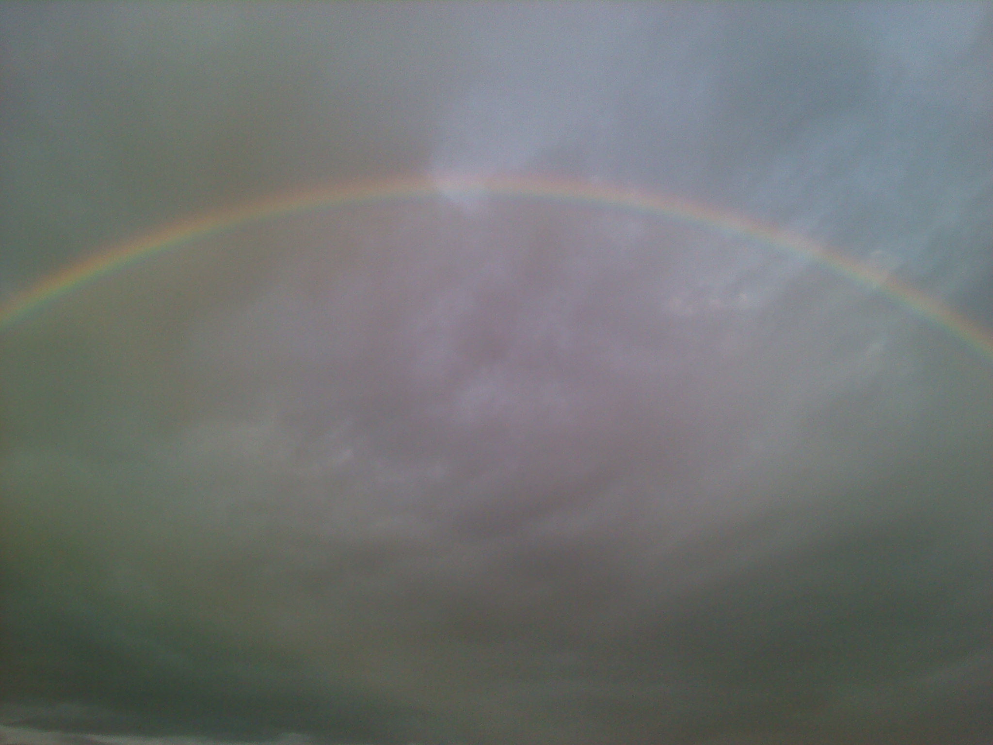 Rainbow up in the sky