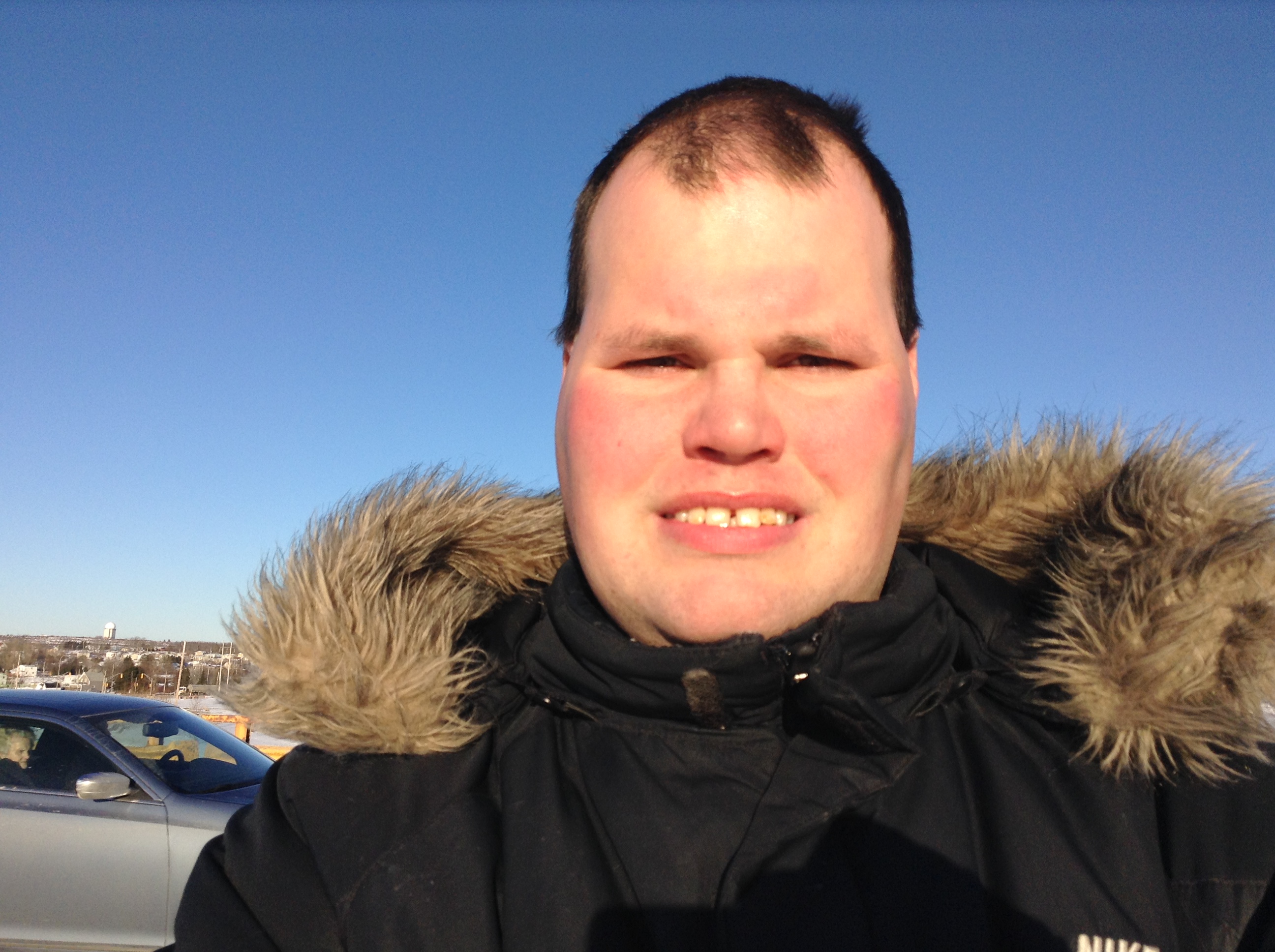 It looks Sunny on the First of February and it is very beautiful outside in Sydney Nova Scotia and Frankie MacDonald is enjoying my Beautiful and Sunny Weather during the First of February.