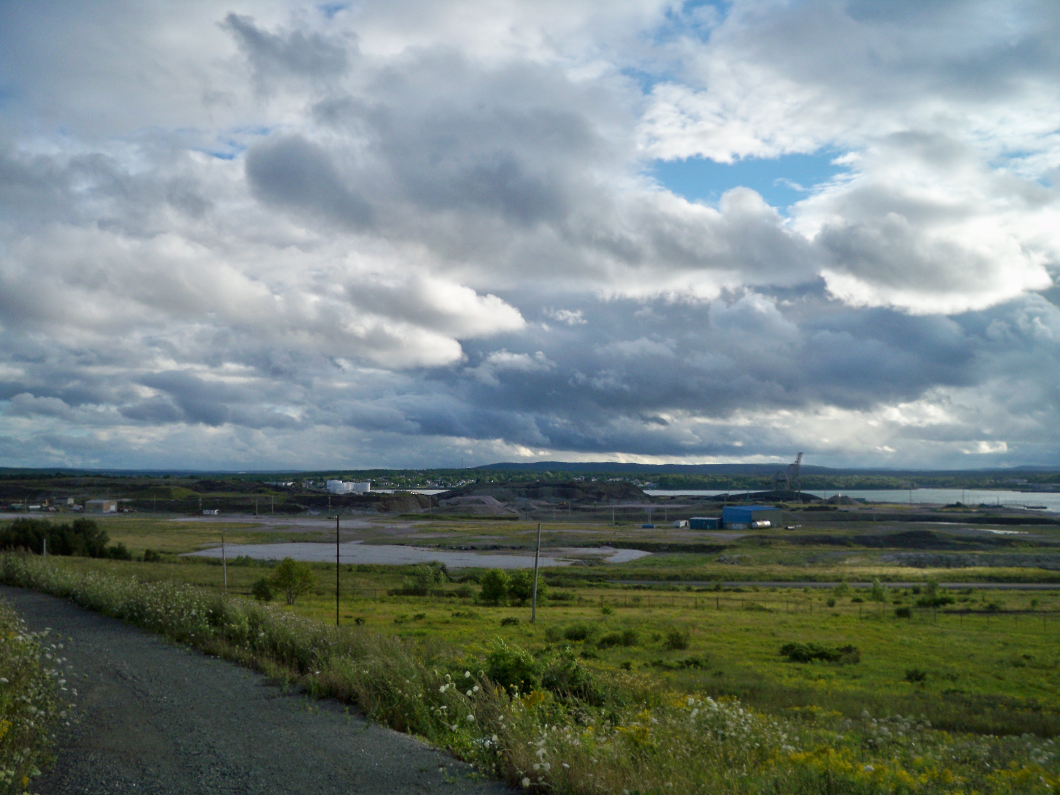 A lot of Clouds is Seen where the Steel Plant Used to Be which the Steel Plant Closed its doors in July 2001.
