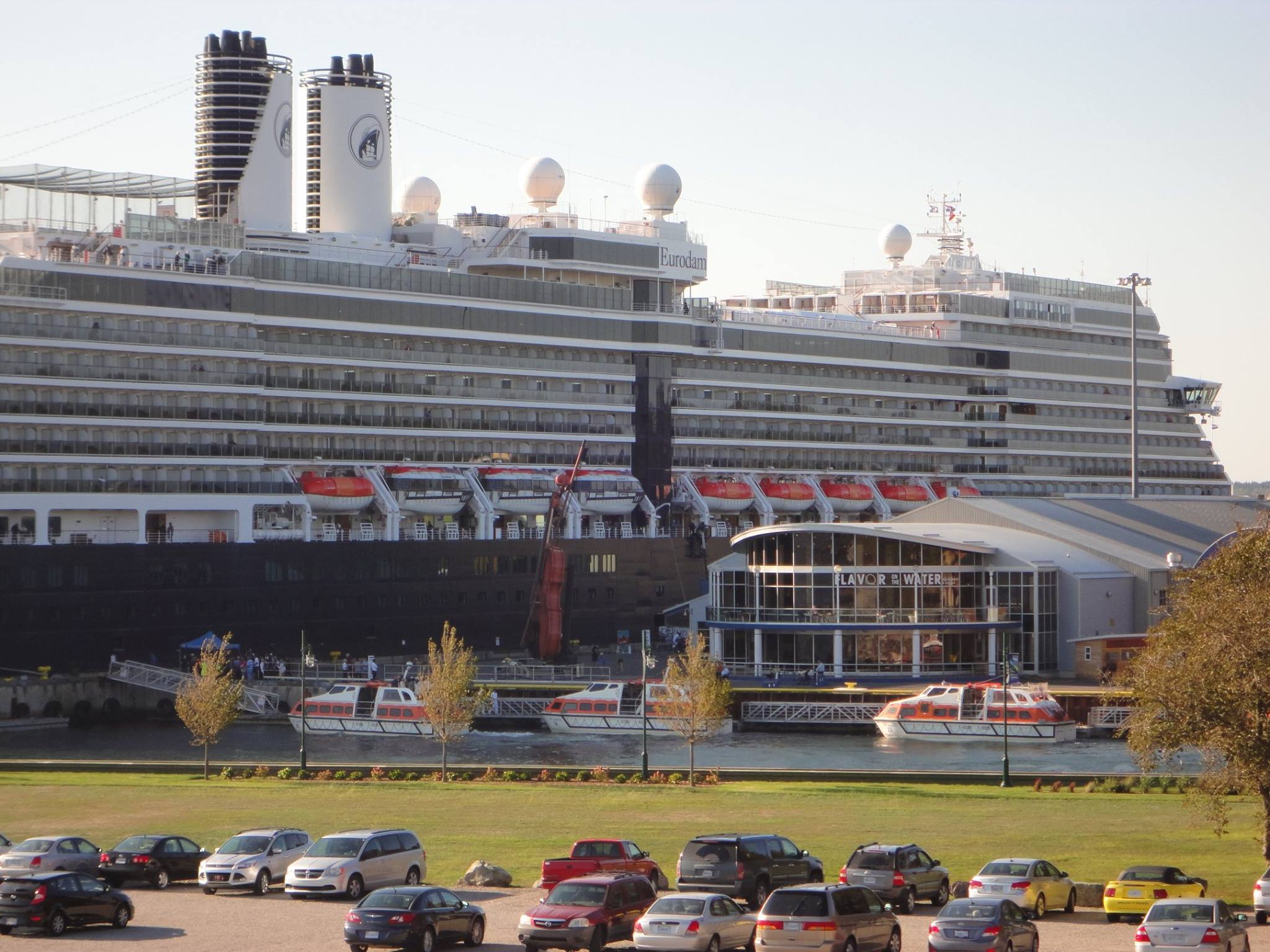 Here is another View of the Cruise Ship Parked by the Big Fiddle the Biggest Fiddle in the World.