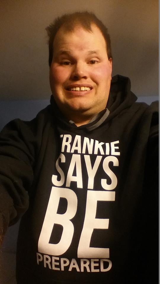 Here is Frankie MacDonald Wearing Frankie Says Be Prepared Shirt that the Lost Cod Clothing Company has sent me from Halifax Nova Scotia and i liked that shirt because i do a great job on my weather reports Especially Intense Weather All the Time Including Blizzards, Hurricanes, Rainstorms, Severe Weather, Heatwaves, Ice Storms, Typhoons, Cyclones.