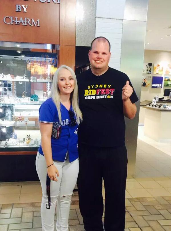 Frankie MacDonald Gets in a Picture Taken with a Fan that will be on the News