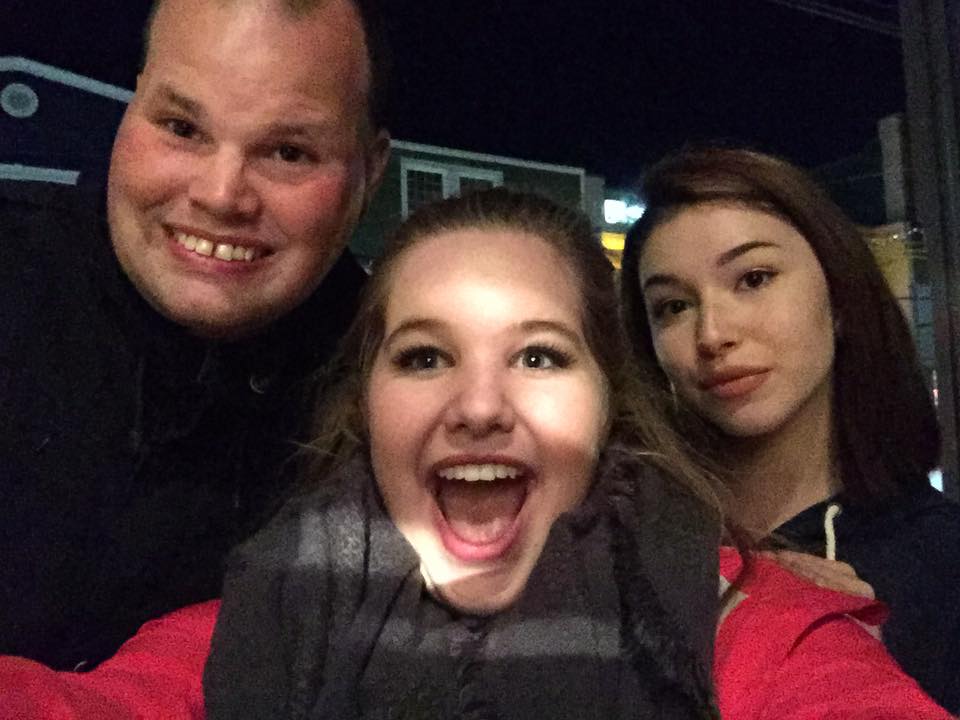 Frankie MacDonald gets in a Picture Taken with girls