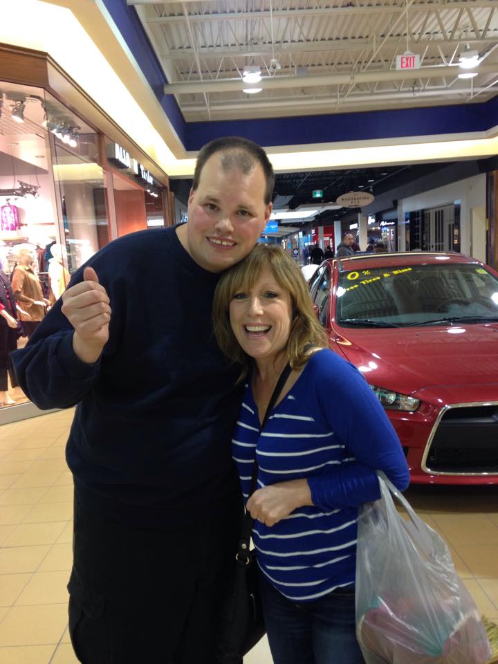 Frankie MacDonald in a Picture of 2 More Fans that are Girls