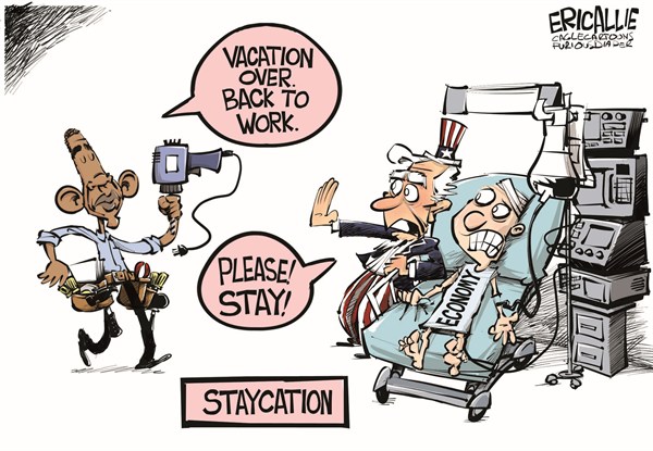 Obama political cartoons
