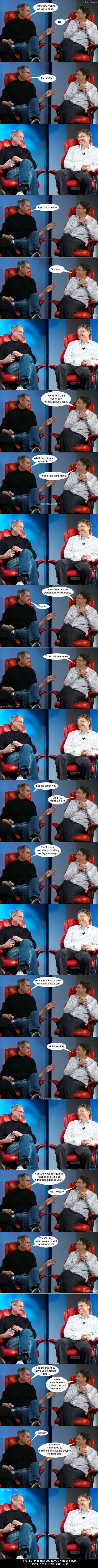 More Steve Jobs, Bill Gates humor
