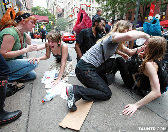 Occupy Sesame Steet has turned violent