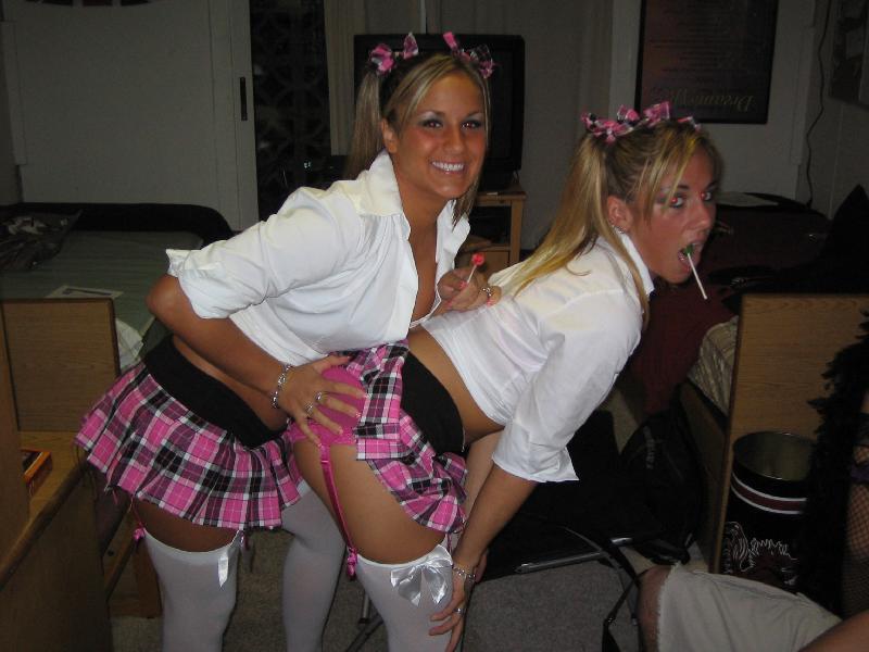 Hot Party Girls  In Costume