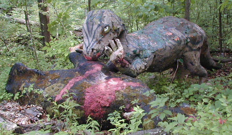 Abandoned Dinosaur Park In Michigan Is Totally Creepy
