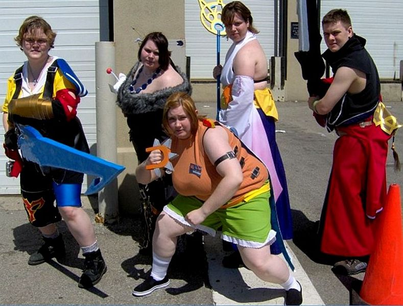 Meanwhile at the cosplay convention being held at the local self storage.
