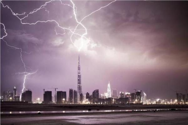 Incredible Shots of Skyscrapers Being Struck by Lightning
