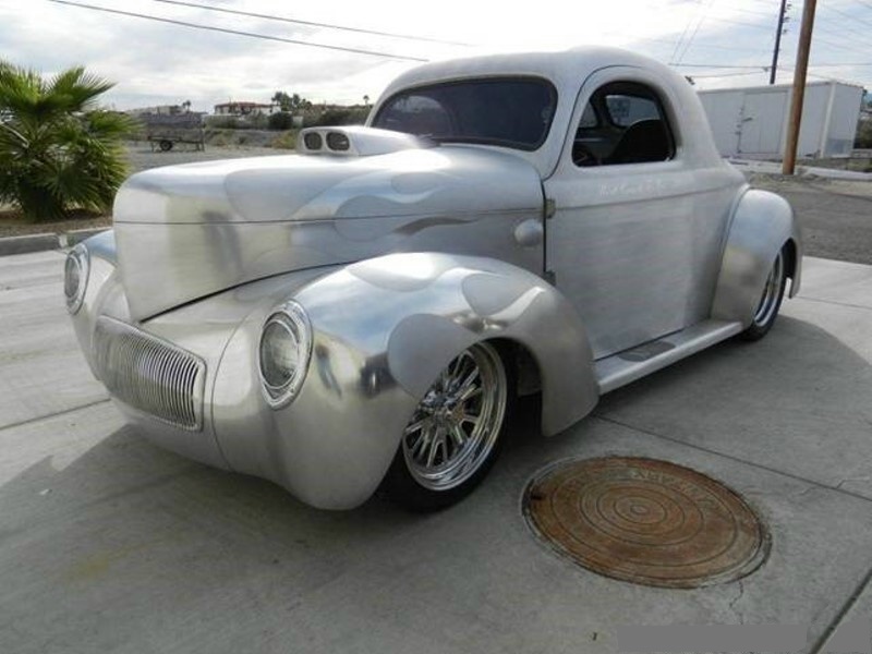 Amazing Willys Coup Hand Crafted In Brushed Aluminum
