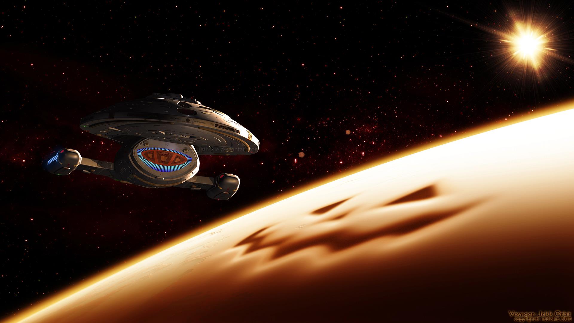 star trek fan art Star Trek: Voyager - Wild Voyager Jaki Orbit copyright nethske 2010