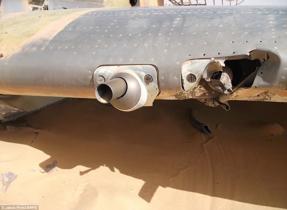 The Planes Guns where still intact and loaded
