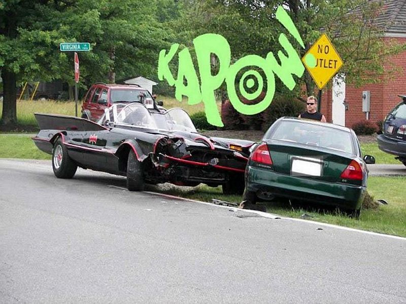 That's what happens when you let Batgirl drive