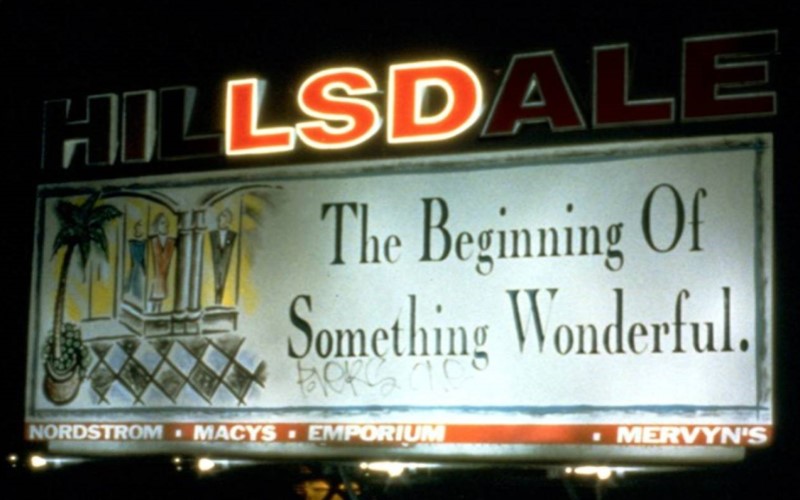 billboard liberation front - D Hillsdale The Beginning Of Gre Something Wonderful. T I , .. Lo Nordstrom. Macys Emporium Mervyn'S