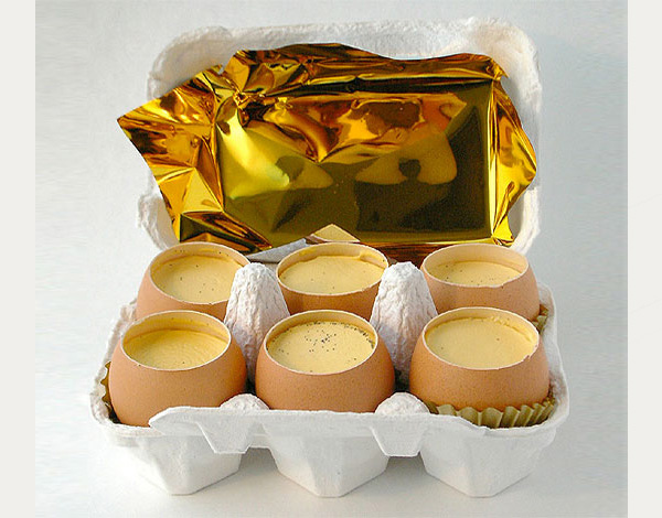 Eggshell Puddings