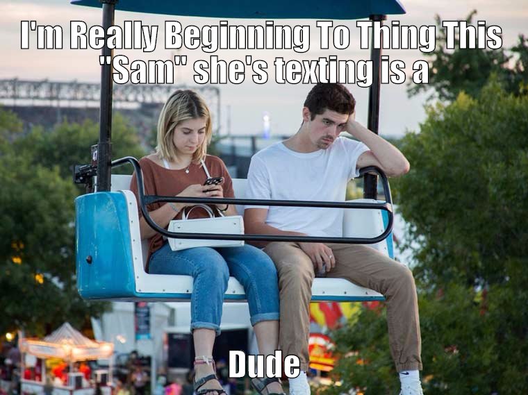 If she's texting on a date, she's not into you.