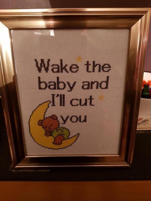 picture frame - Wake the baby and I'll cut Leyou