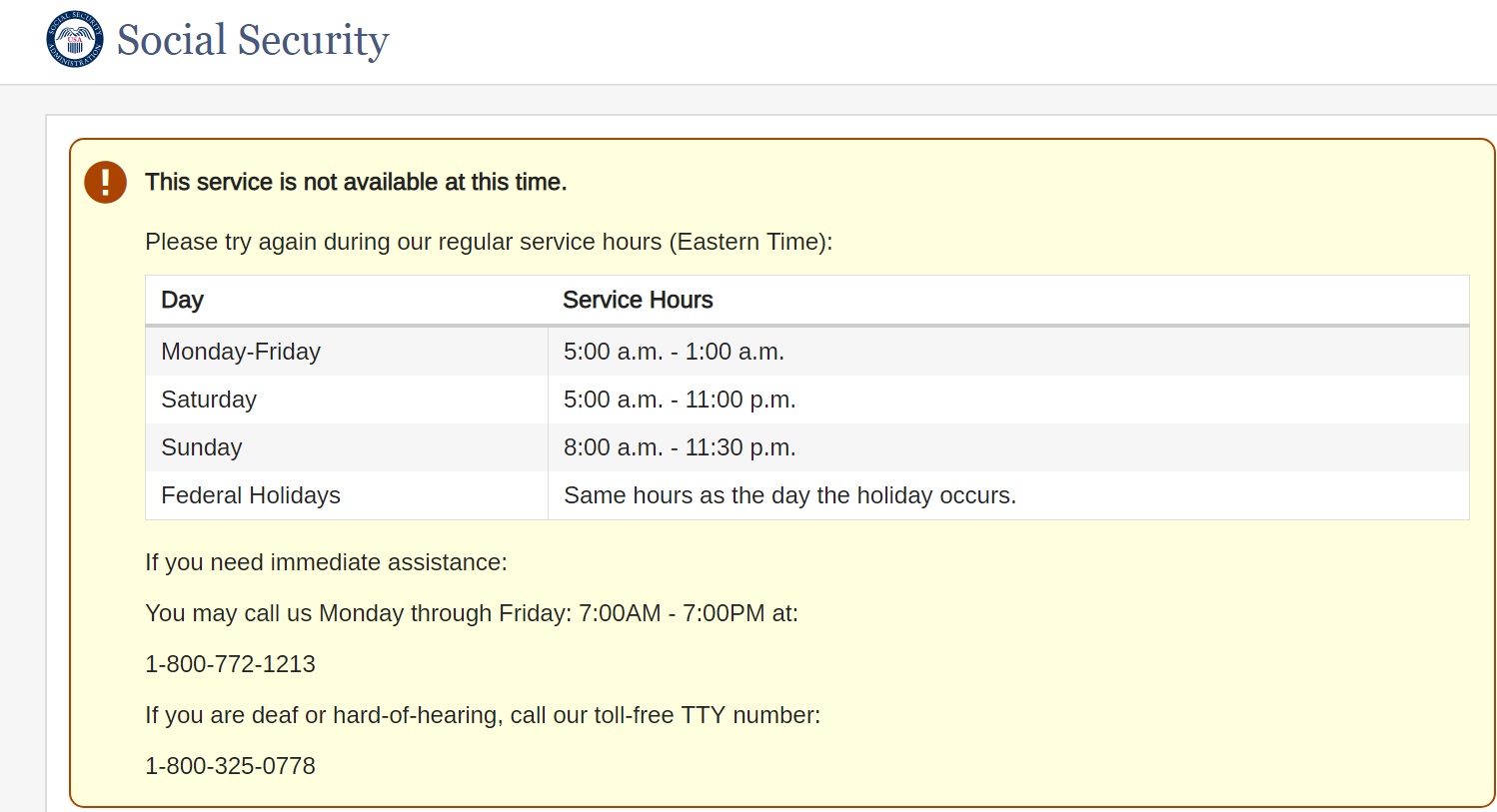 Only Liberal Run, Public Sector Controlled Govt Websites would have "BUSINESS HOURS"