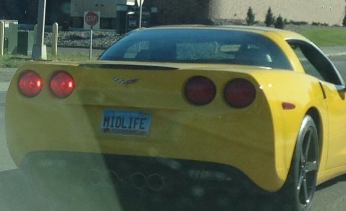 corvette funny license plate - Hidlife